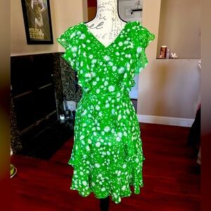 Tommy Hilfiger Green Floral Dress